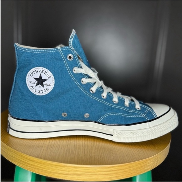 ✨Iconic Style, Elevated Comfort: Converse Chuck 70 
Sneakers in Teal/Egret/Black - Picture 8 of 14